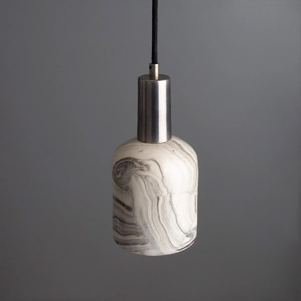 【Mullan】アイルランド・「OSIER」マーブルセラミックペンダントライト1灯・MARBLED（W115×H250mm）