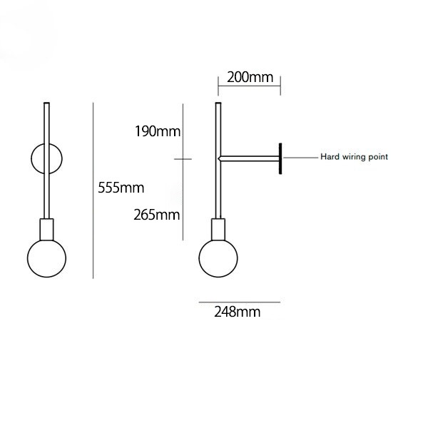 【リーズナブル】ホテルライクなブラケットライト ブラック／ゴールド