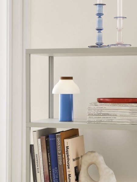 【HAY】「PC Portable table lamp, sky blue」テーブルランプ スカイブルー(Φ140×H220mm)