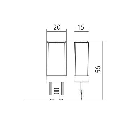 【国内メーカー】【LED SWAN BULB】LED電球「LED SWAN BULB」 口金G9 2.8W (調光可) 