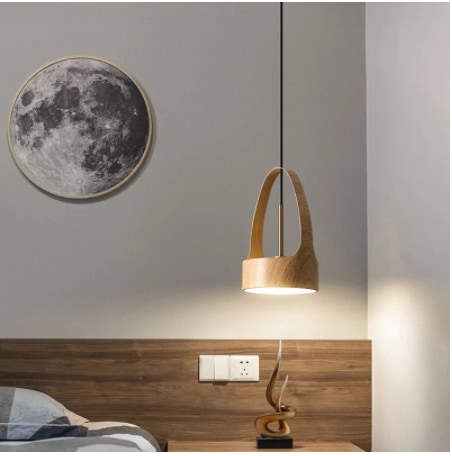 【リーズナブル】北欧スタイル LEDペンダントライト （Φ150×H250mm） 