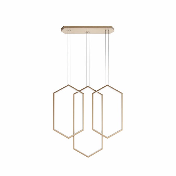 【WorkOf】アメリカ・デザイン照明 ペンダントライト「Figaro III」（W1100×D128×H1169mm）