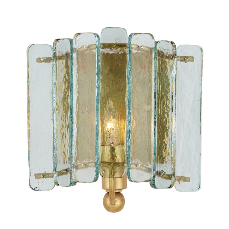 【CURREY】アメリカ・ウォールライト 1灯「Duvernell」ゴールド（W190×D108×H203mm）