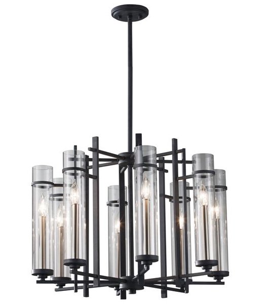 【GENERATION LIGHTING】アメリカ・FEISS Collection デザインシャンデリア「Ethan」8灯(W660×H488mm)