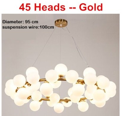 ミッドセンチュリー・スタイル照明 ゴールドorブラック 25、45、80灯