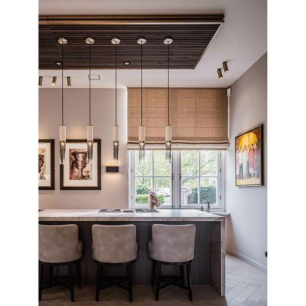 【MARETTI】オランダ・シェードウォールライト「INFINITO」1灯 BRONZE（φ80×H507mm）