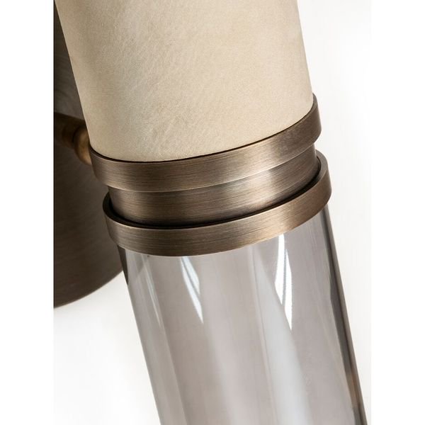 【MARETTI】オランダ・シェードウォールライト「INFINITO」1灯 BRONZE（φ80×H507mm）