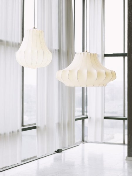 【Normann Copenhagen】「Phantom pendant, M」デザイン照明 ホワイト（Φ800×H440mm)