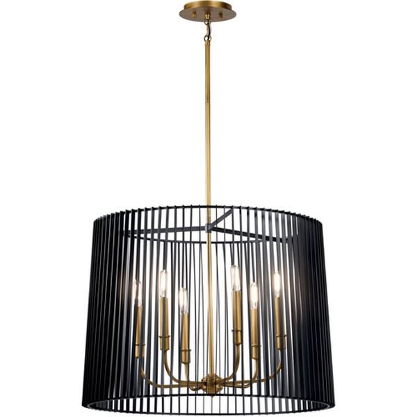 【KICHLER】アメリカ・デザインシャンデリア「Linara」6灯(W660×H500-1470mm)