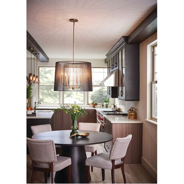 【KICHLER】アメリカ・デザインシャンデリア「Linara」6灯(W660×H500-1470mm)