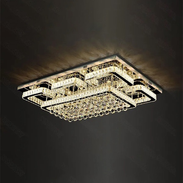 デザイン照明　クリスタルシーリングシャンデリア（W800／1000／1200mm）