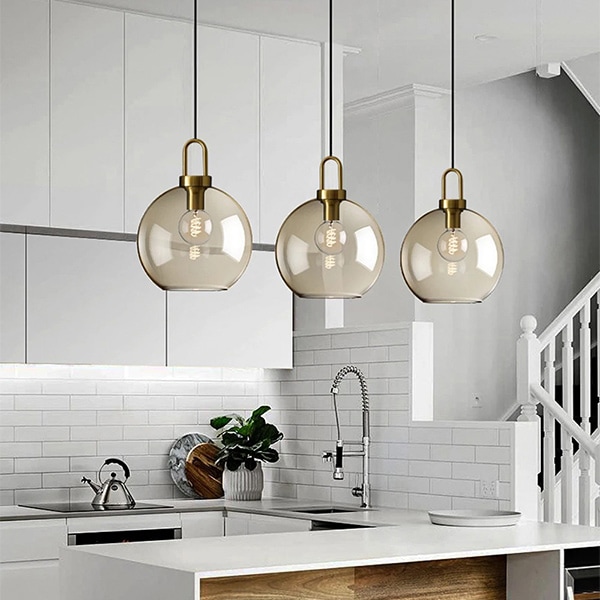 デザイン照明　ガラスシェードペンダントライト（φ180／250／280／300mm）