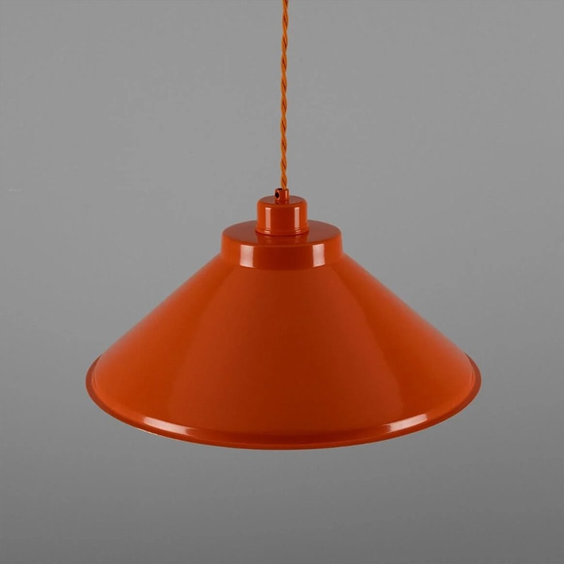 Mullan】アイルランド「Rio」カラーペンダントライト 1灯 オレンジ