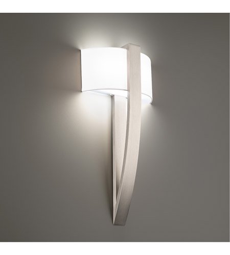 【Modern Forms】アメリカ・デザイン照明 ウォールライト「Vogue」 LED  ブラッシュドニッケル（W247×D88×H508mm）