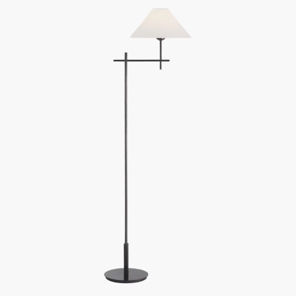 【Visual Comfort】アメリカ・フロアライト「Hackney Bridge Arm Floor Lamp」1灯 ブロンズ (W279×D432×H1321mm)