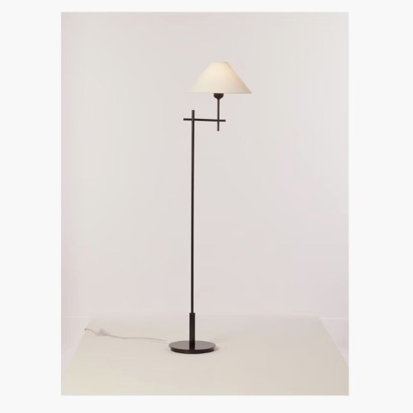【Visual Comfort】アメリカ・フロアライト「Hackney Bridge Arm Floor Lamp」1灯 ブロンズ (W279×D432×H1321mm)