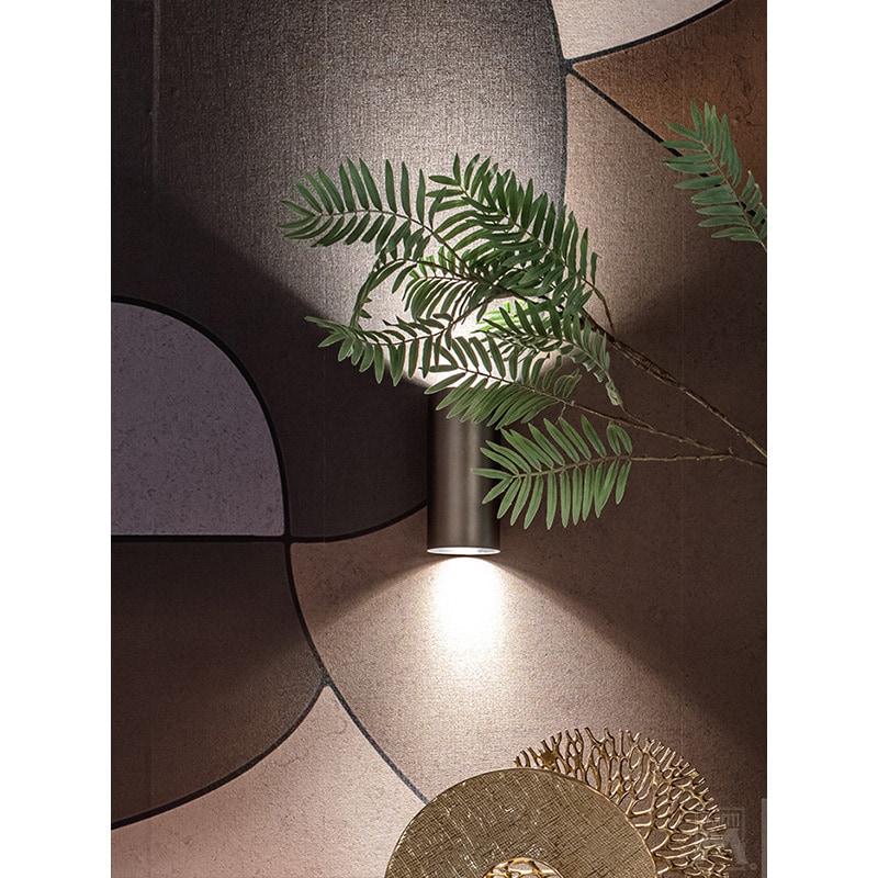 【MARETTI】オランダ・ウォールライト「GABLE」2灯 BRONZE(W100×D105×H220mm)