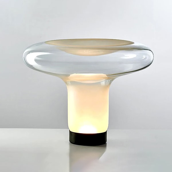 デザイン照明】マグネット可動式 ガラスドームLEDランプ 北欧風 卓上