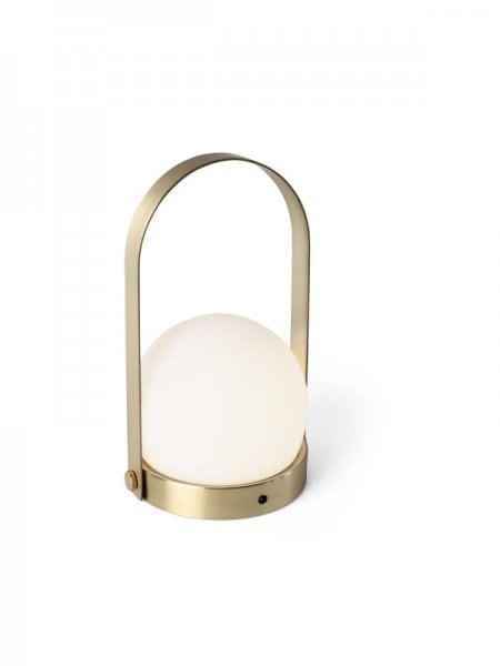【Menu】「Carrie LED table lamp, brushed brass」テーブルランプ ブラッシュドブラス(Φ135×H245mm)