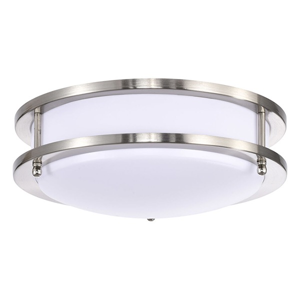 【NUVO】アメリカ・LED シェードシーリングライト「GLAMOUR」1灯(W250×H100mm)