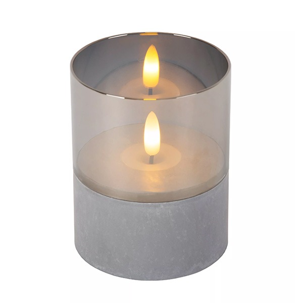 【LUCIDE】ベルギー デザイン照明 テーブルライト「VELAS」Smoke Grey 3サイズセット（H100／125／150mm）