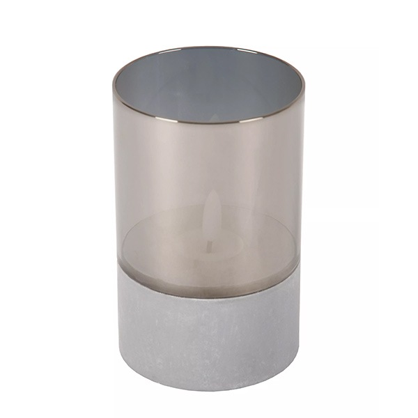 【LUCIDE】ベルギー デザイン照明 テーブルライト「VELAS」Smoke Grey 3サイズセット（H100／125／150mm）