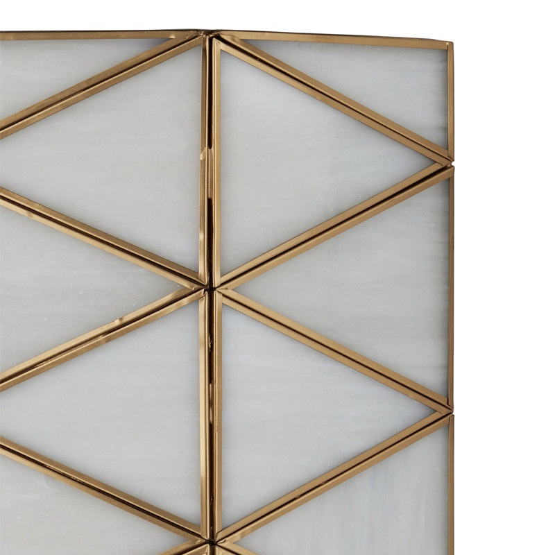 【CURREY】アメリカ・ウォールライト 1灯「Polyhedron」アンティークゴールド（W304×D152×H304mm）