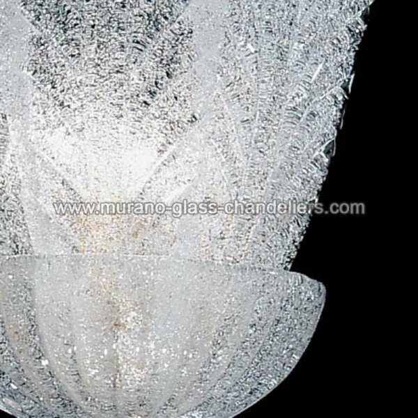 【MURANO GLASS CHANDELIERS】イタリア・ヴェネチアンガラスウォールライト2灯「ASTRID」(W260×D150×H380mm)