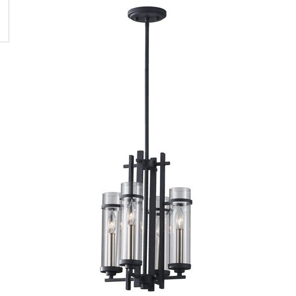 【GENERATION LIGHTING】アメリカ・FEISS Collection デザインシャンデリア「Ethan」4灯(W304×H438mm)