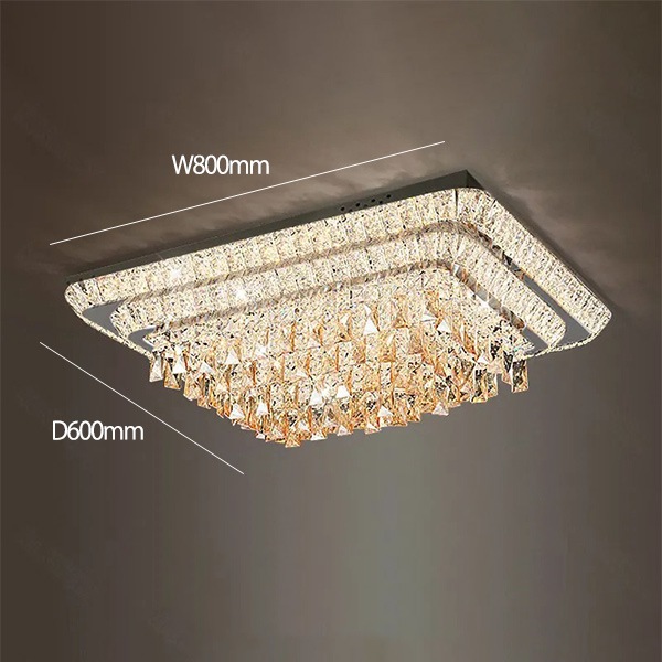 デザイン照明　クリスタルシーリングシャンデリア（W800／950／1200mm）