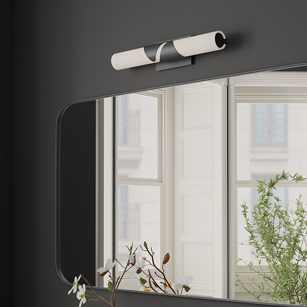 【Minka-Lavery】アメリカ・ウォールライト「Grafton」ブラック（W610×D114×H127mm）