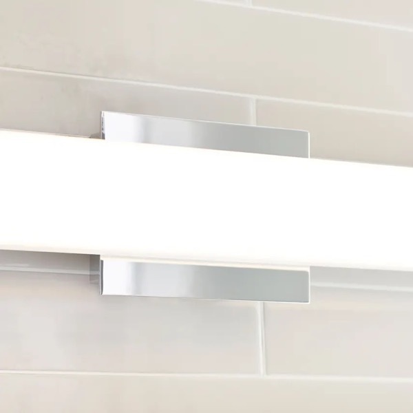 【TECH LIGHTING】アメリカ・ウォールライト「Lynn 25 Bath」シルバー（W638×D110×H122mm）