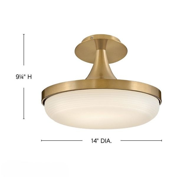 【HINKLEY】LEDコンバーチブルペンダントライト「Elsa」（W356×H286mm）
