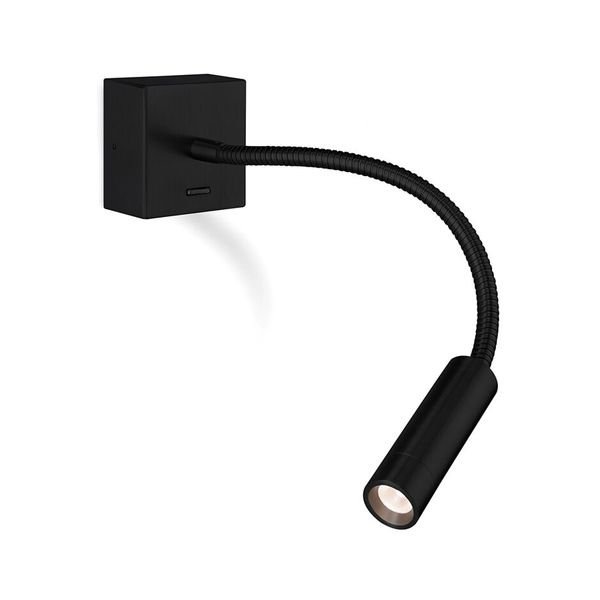 【MARETTI】オランダ・LEDウォールライト「READ FLEX」1灯 BLACK（W70mm）