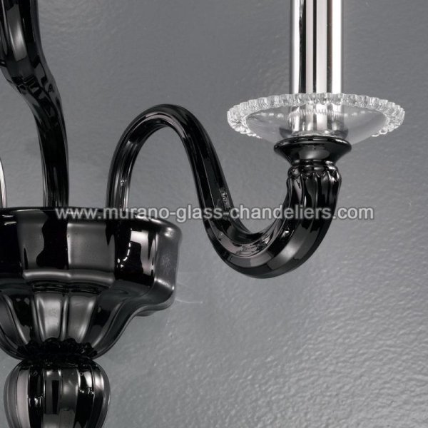 【MURANO GLASS CHANDELIERS】イタリア・ヴェネチアンガラスウォールライト3灯「BANQUO」(W380×D280×H440mm)