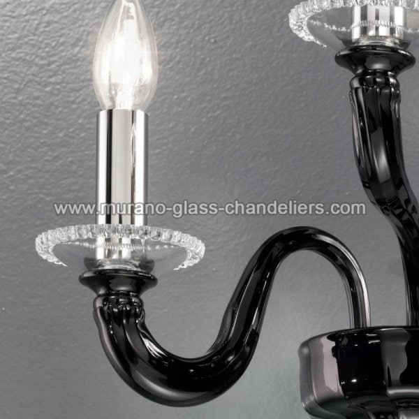 【MURANO GLASS CHANDELIERS】イタリア・ヴェネチアンガラスウォールライト3灯「BANQUO」(W380×D280×H440mm)