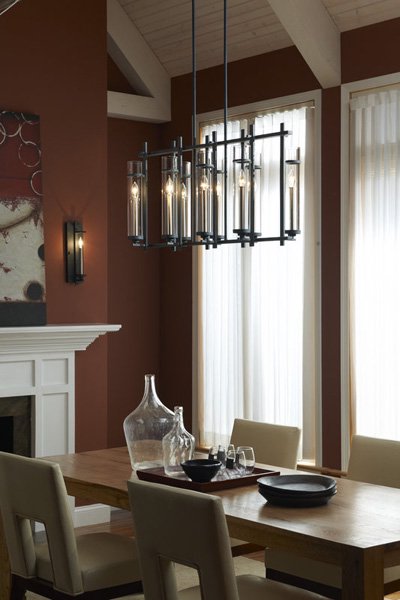 【GENERATION LIGHTING】アメリカ・FEISS Collection デザインシャンデリア「Ethan」8灯(W952×H504mm)