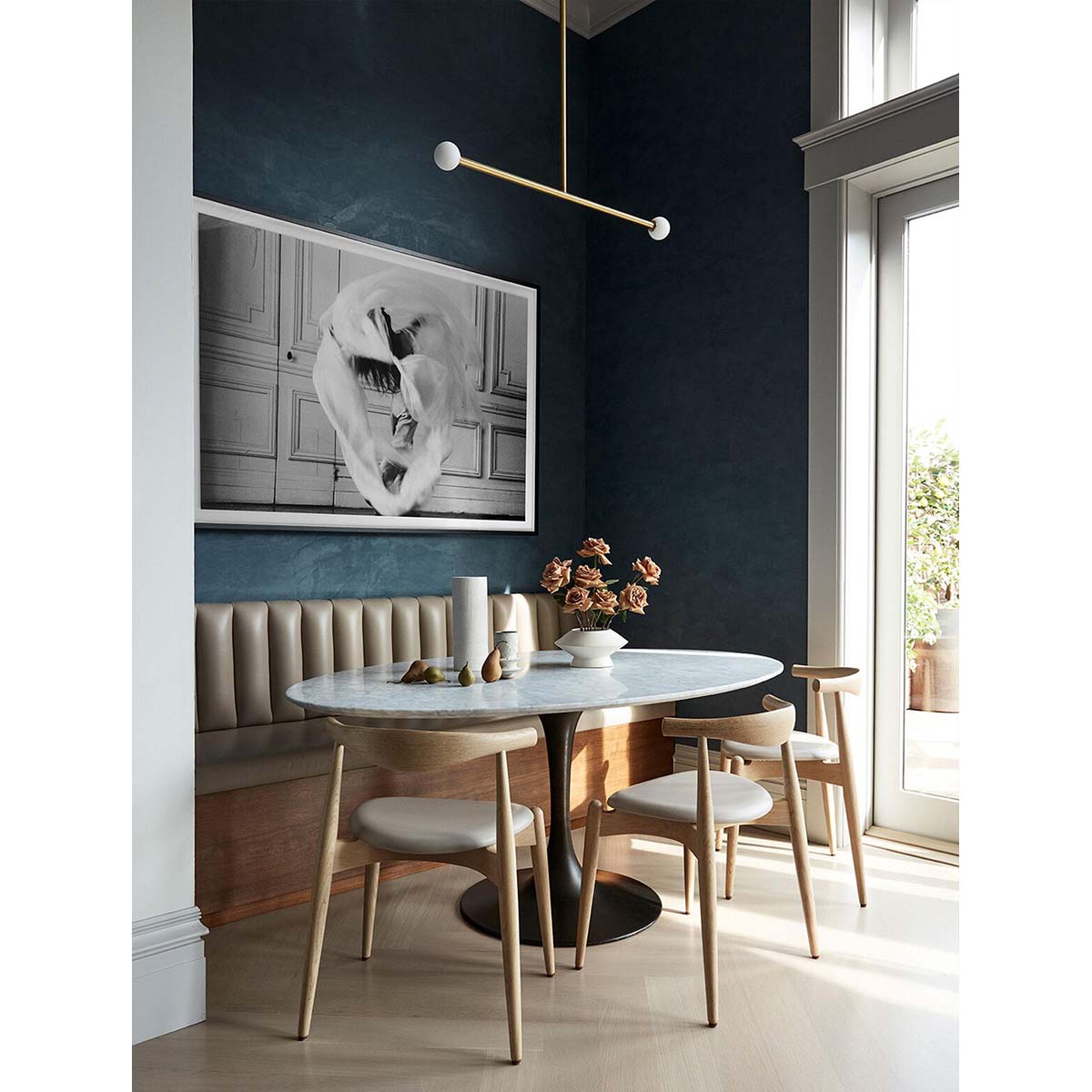 【ALLIED MAKER】 アメリカ・インテリア照明「Brass T2」ペンダントライト 2灯 カスタムカラー (W991×D127×H420mm)