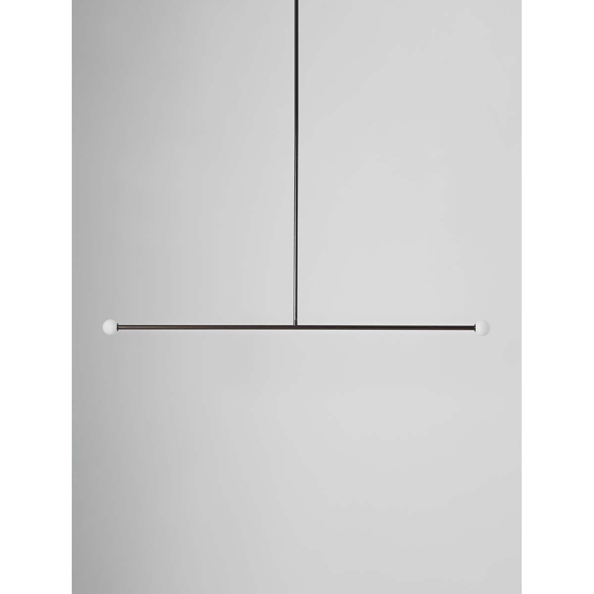 【ALLIED MAKER】 アメリカ・インテリア照明「Brass T2」ペンダントライト 2灯 カスタムカラー (W991×D127×H420mm)