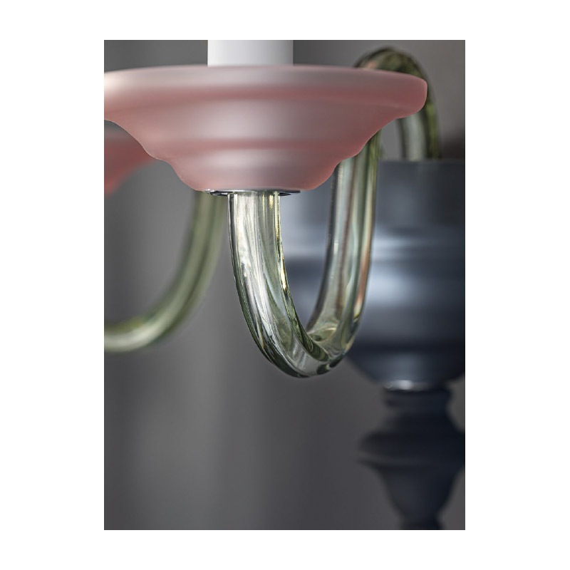 【Preciosa】「Eugene S-CONTEMPORARY COLOUR」シャンデリア6灯(W620×H760mm)