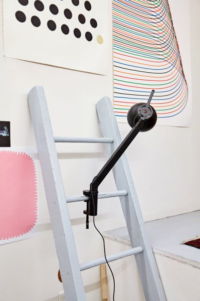 【HAY】「PC table lamp with clamp, single arm, black」テーブルランプ ブラック(W140×D90×H627mm)