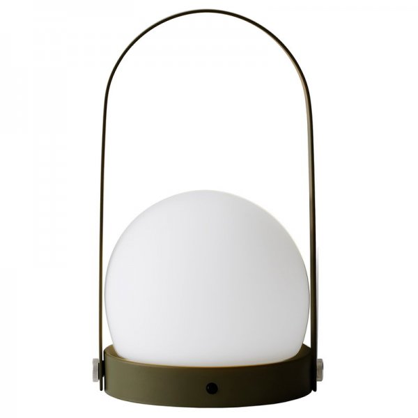 【Menu】「Carrie LED table lamp, olive」テーブルランプ オリーブ(Φ135×H245mm)
