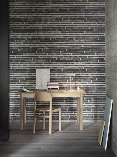 【Muuto】「Linear table lamp, grey」テーブルランプ グレー(W107×D232×H365mm)