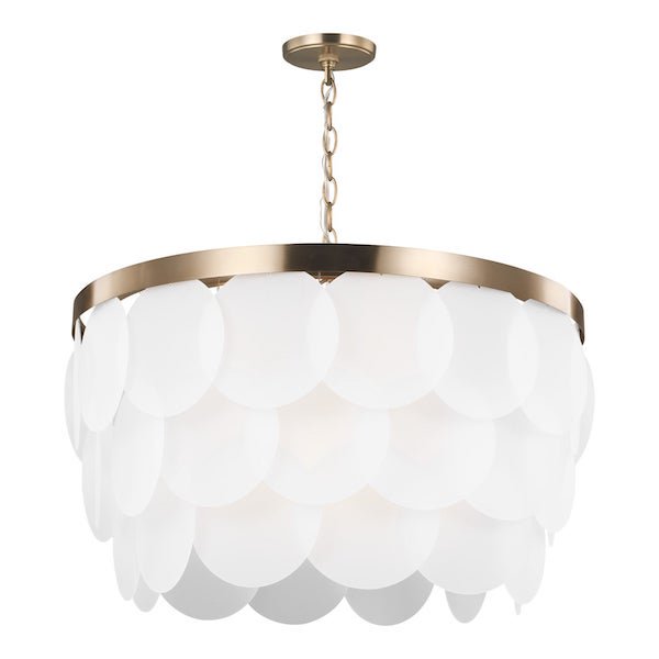 【GENERATION LIGHTING】アメリカ・Sea Gull Collectionペンダントライト「Mellita」8灯 ブラス (Φ762×H499mm)