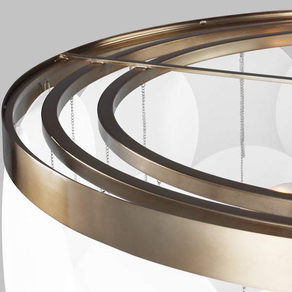 【GENERATION LIGHTING】アメリカ・Sea Gull Collectionペンダントライト「Mellita」8灯 ブラス (Φ762×H499mm)