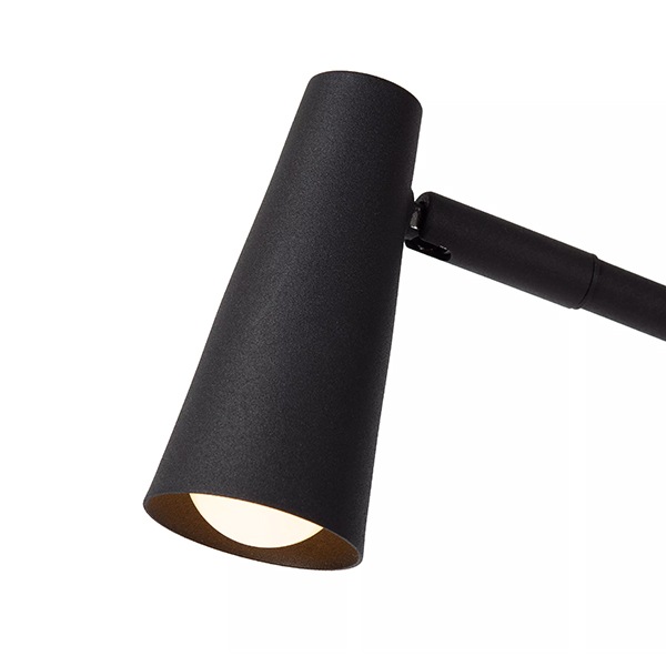 【LUCIDE】ベルギー デザイン照明 充電式テーブルライト「STIRLING」Black（W305×H475mm）