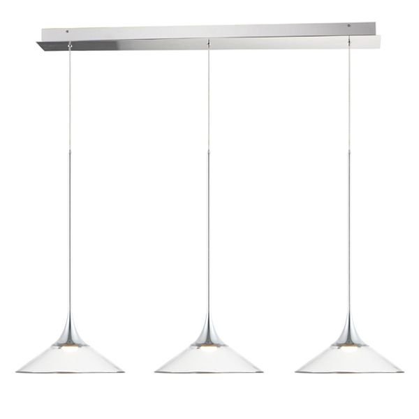 【ET2】アメリカ・シーリングペンダントライト「CONO」3灯（W1260×L360×H630-3710mm）