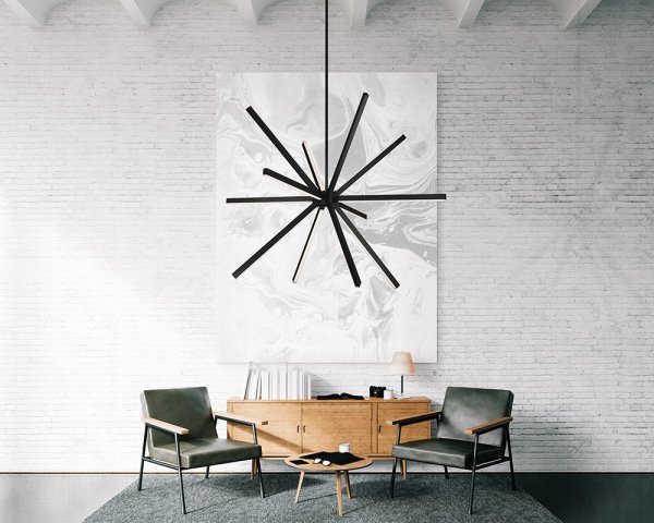 【KUZCO】アメリカ・ LEDデザイン照明 (W1171×D1171×H831mm)