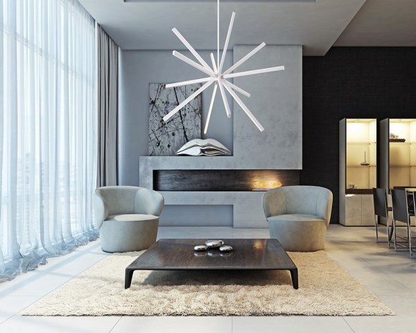 【KUZCO】アメリカ・ LEDデザイン照明 (W1171×D1171×H831mm)