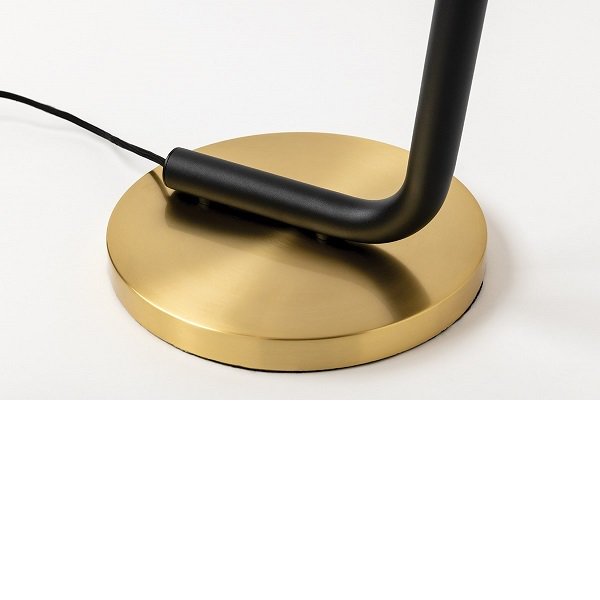 【MITZI】アメリカ・デザインフロアーライト「WHIT」1灯・ゴールド×ブラック（W679.4×H1530.3mm）